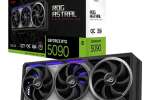 Игровая видеокарта Rog Astral GeForce Rtx 5090 OC 32G GDDR7 — PCIe 5.0, тактовая частота Boost