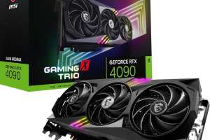 Объявление №52906 : Игровая видеокарта Msi GeForce RTX 4090 Gaming X Trio 24G — 24 ГБ GDDR6X