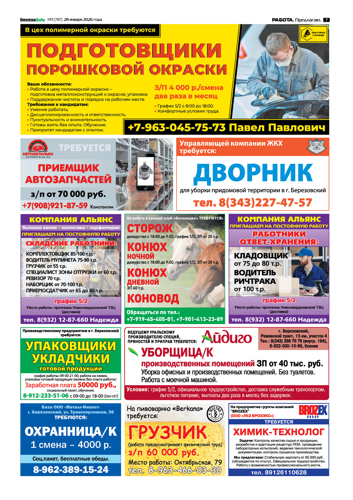 Свежий выпуск БерезаИнфо