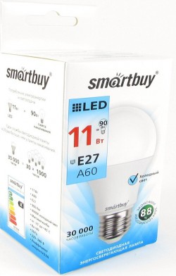 Лампа светодиодная Smartbuy  E27 11W