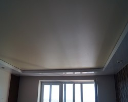 Натяжные потолки с сатиновым покрытием